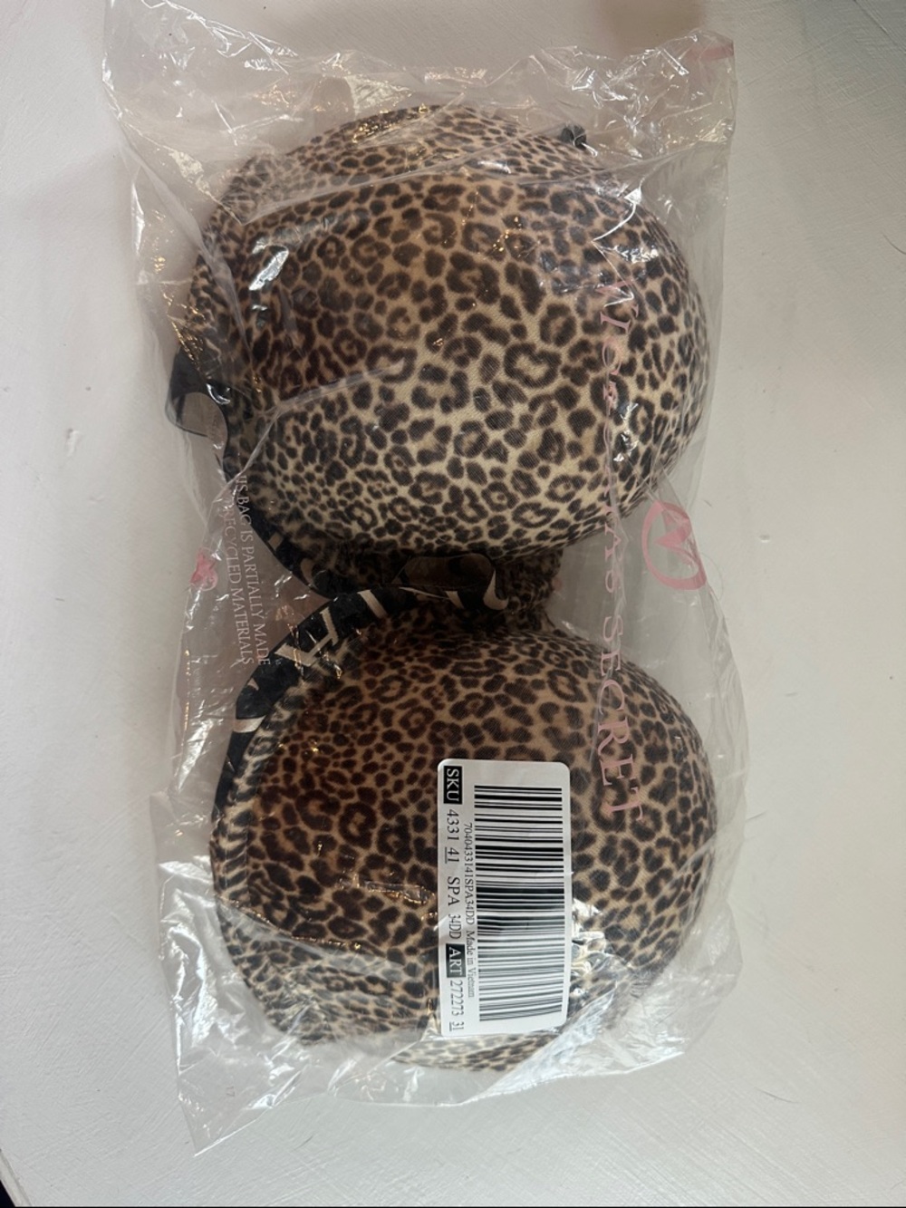 Leopard Print Push-Up Bra - Brown Leopard Victory Secret